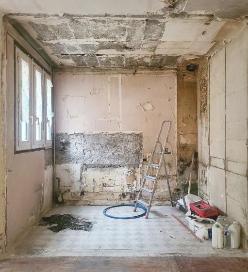 Restructuration intérieure logement social