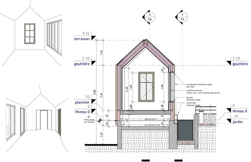 rénovation et extension d'une maison