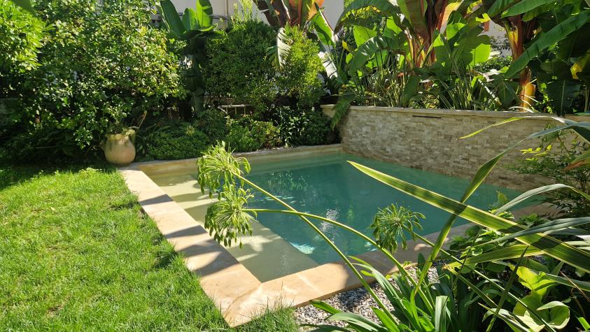 Vue piscine