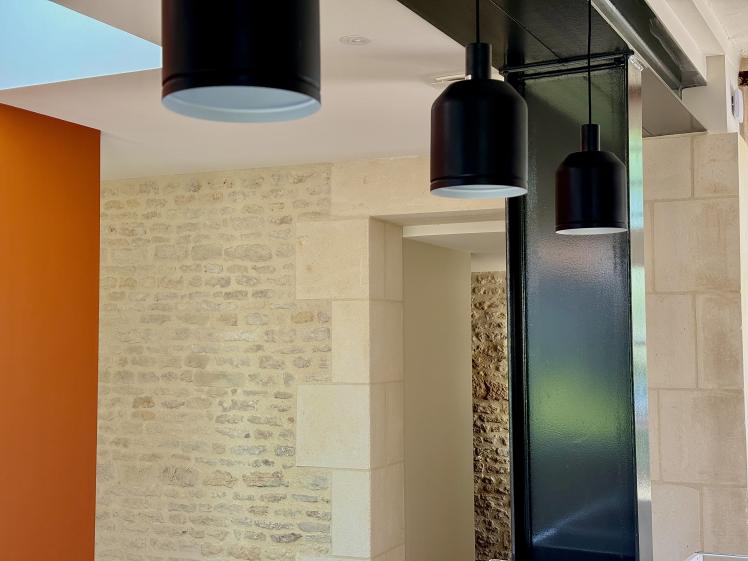 Ouverture dans le pignon de la cuisine 