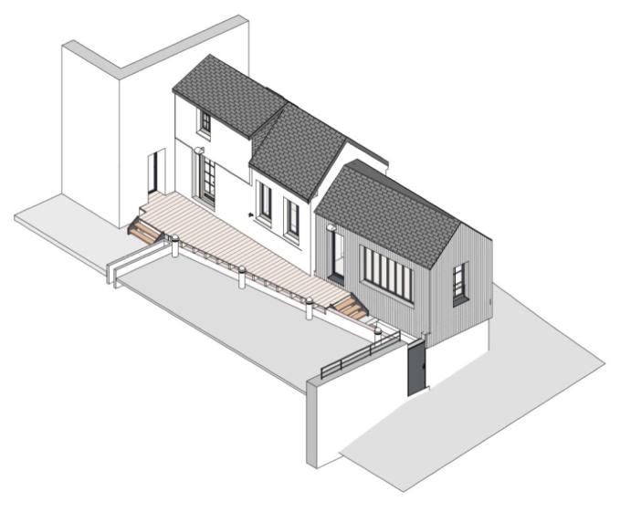 rénovation et extension d'une maison