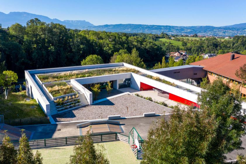 BON - vue aerienne depuis l'air de jeux
