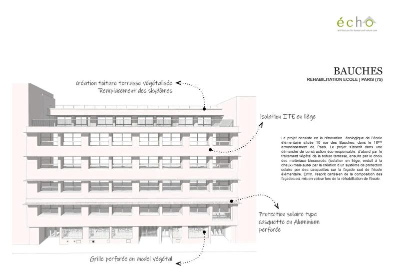 Rénovation écologique • École élémentaire | Paris 16ᵉ Rénovation écologique • École élémentaire | Paris 16ᵉ