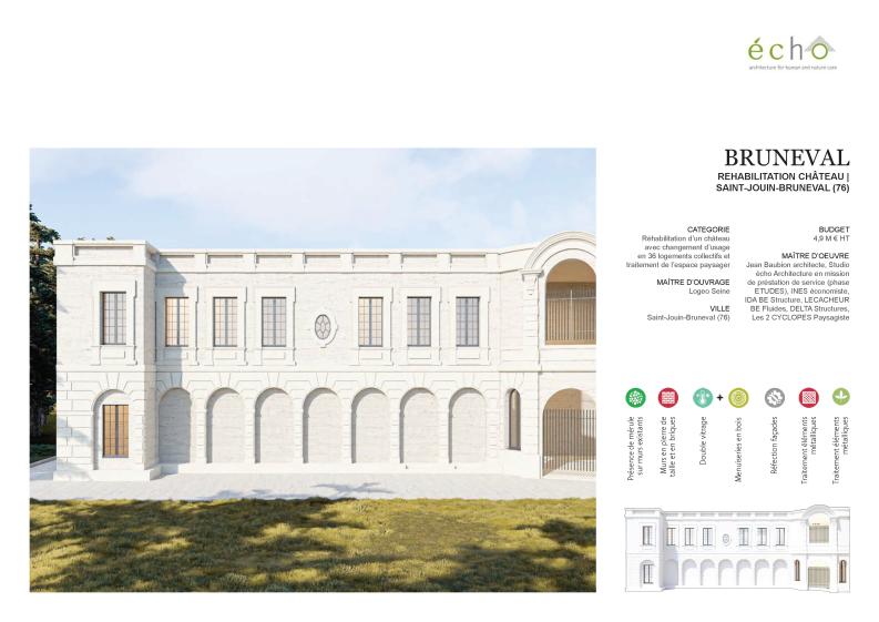 Réhabilitation château • Transformation logements | Normandie (76)