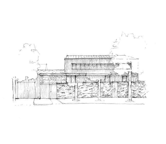 Croquis d'ensemble de la maison