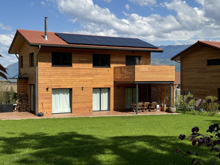 Photographie de la maison réalisée