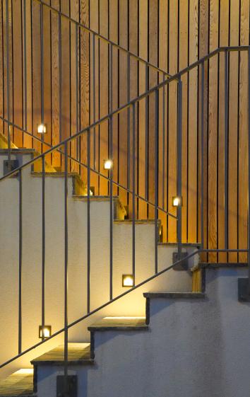 Escalier extérieur - Elévation Ouest 