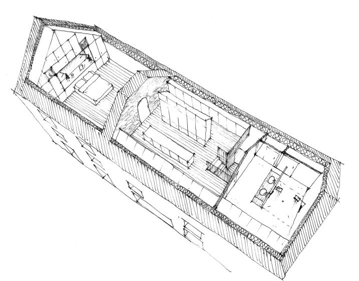 Croquis de l'étage 