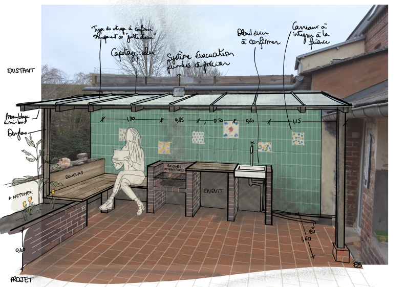 Cuisine d’été sur la Charentonne Cuisine d’été sur la Charentonne