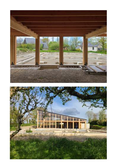 Photo du chantier - ossature bois