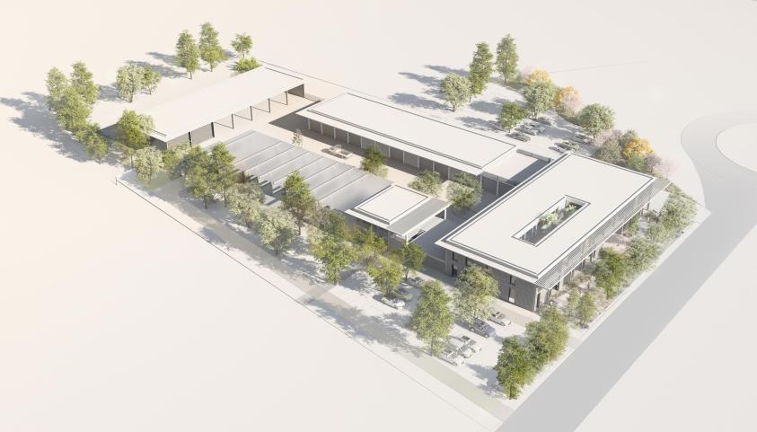 TEC - Maquette 3D vue aérienne