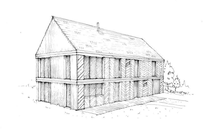 Croquis d'ensemble de la maison 