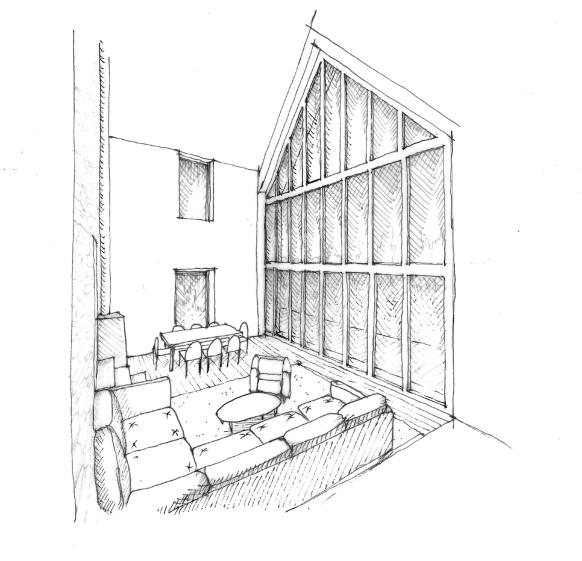Croquis du séjour 