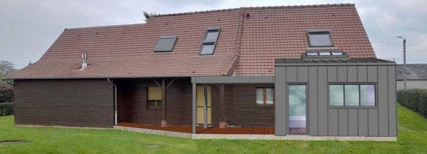 Façade ouest - Etat projeté