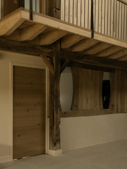 Conserver les crèches en bois de l'ancienne étable photo de Gautier Beaufils