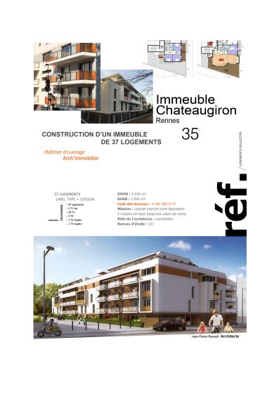 Construction d'un immeuble à Chateaugiron