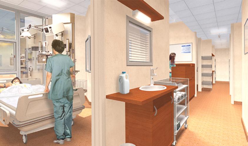 Restructuration du service Neurochirurgie - 3ème étage du bâtiment