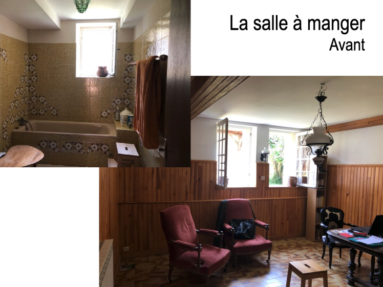 La salle à manger avant