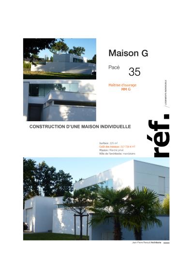 Création d'une maison individuelle
