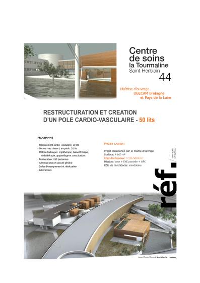 Centre de soin La Tourmaline - Projet Lauréat - non construit