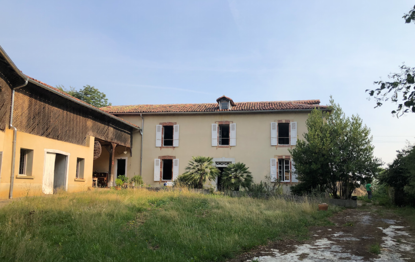 Façade sud avant. 