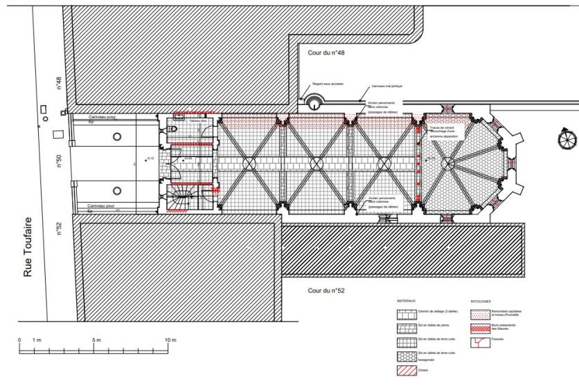 Plan du rez-de-chaussée.