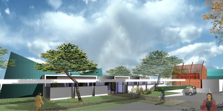 Projet de construction d'un centre hospitalier à Quimper - Concours - Projet non retenu
