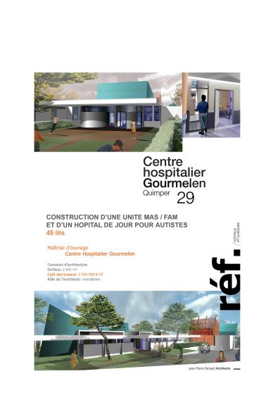 Projet de construction d'un centre hospitalier à Quimper - Concours - Projet non retenu
