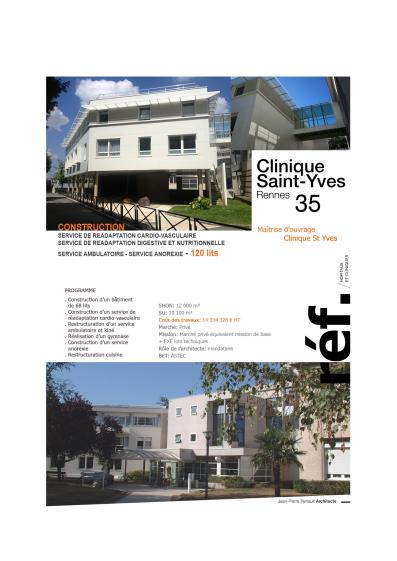 Construction et réhabilitation de différents services de 1985 à 2025