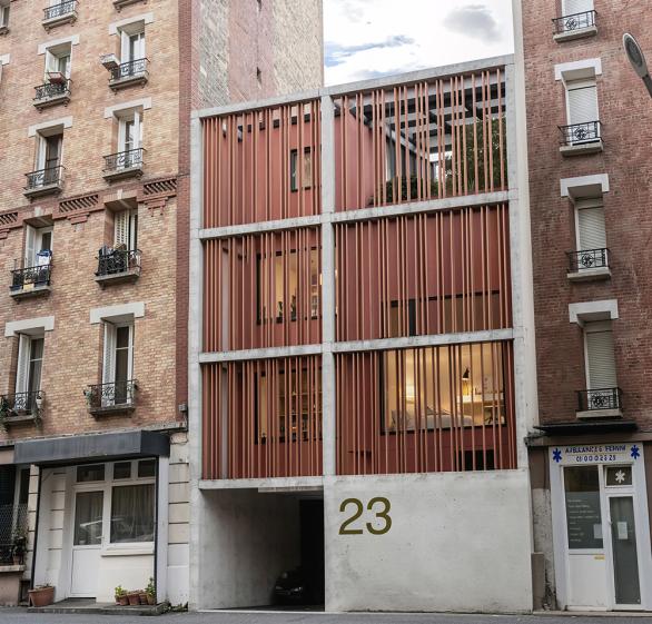 maison de ville en région parisienne - façade rue