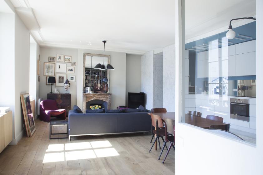 Appartement à Paris 2e - salon