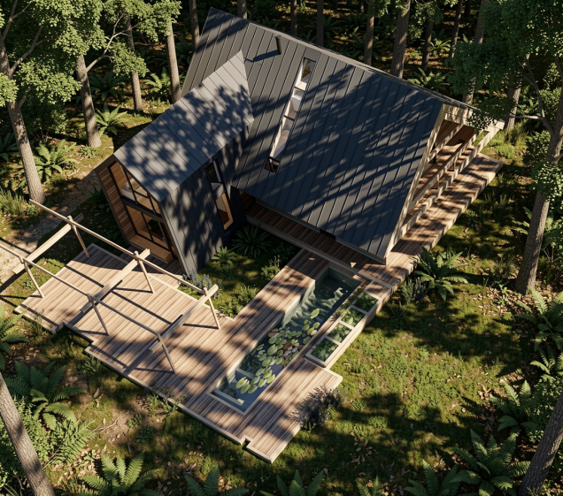 Projet - Vue du dessus