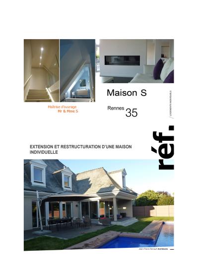 Restructuration d'une maison individuelle