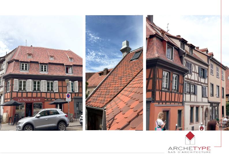 Rénovation de toitures de 3 corps de bâtiments - Strasbourg