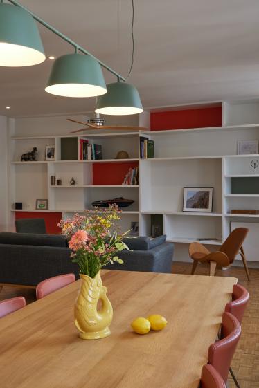 Le séjour renovation appartement Toulouse