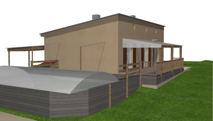 Perspective 3D sud-est EXISTANT Perspective 3D sud-est EXISTANT