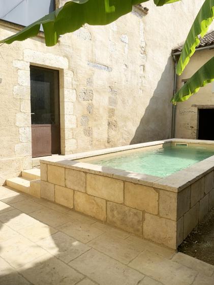 construction piscine et terrasse pierre