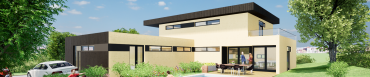 Maison individuelle en matériaux biosourcés