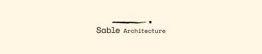 Sable Architecture avec le logo