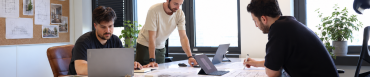 Espace de travail de l’agence Copal Architecture