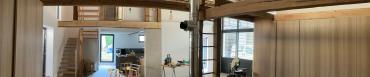 Transformation d'une grange en habitat