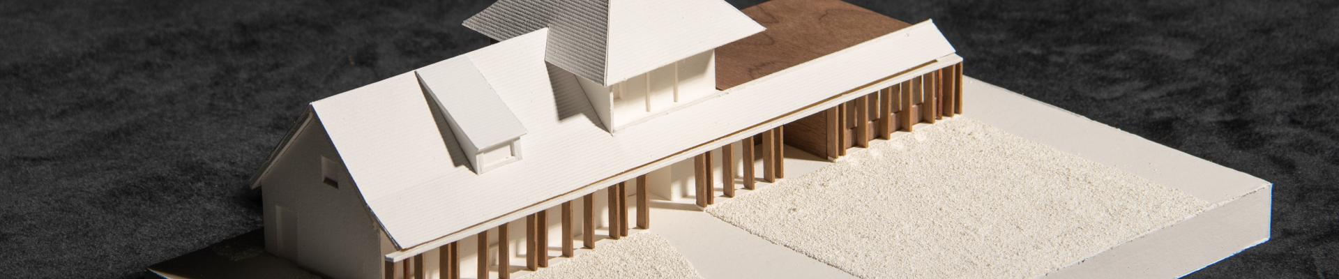 Maquette d'étude pour tous les projets étudiés par l'agence. La maquette étant pour nous le meilleur outil de compréhension.