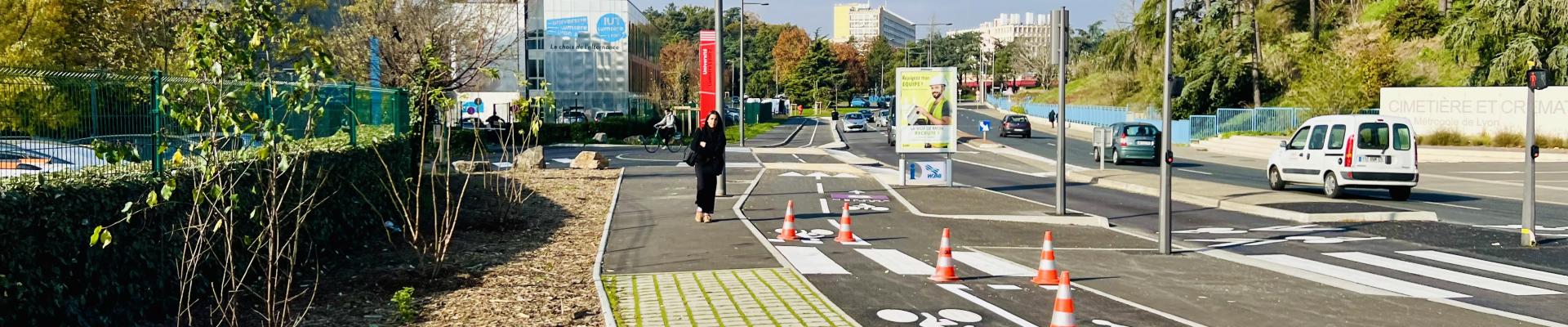 Aménagement de la VL8 à Bron 