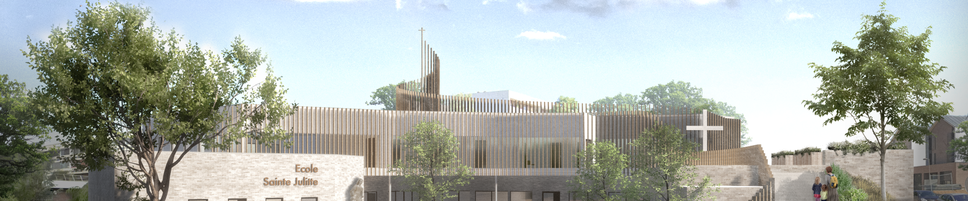 Ecole et centre paroissiale à Saint Cyr l'école (78)