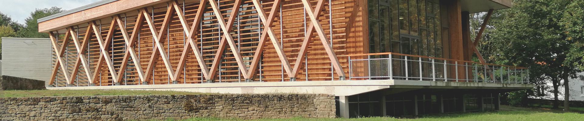 Médiathèque de Saint Maurent Sur Sèvre (2025), ossature bois isolation paille, E3C1