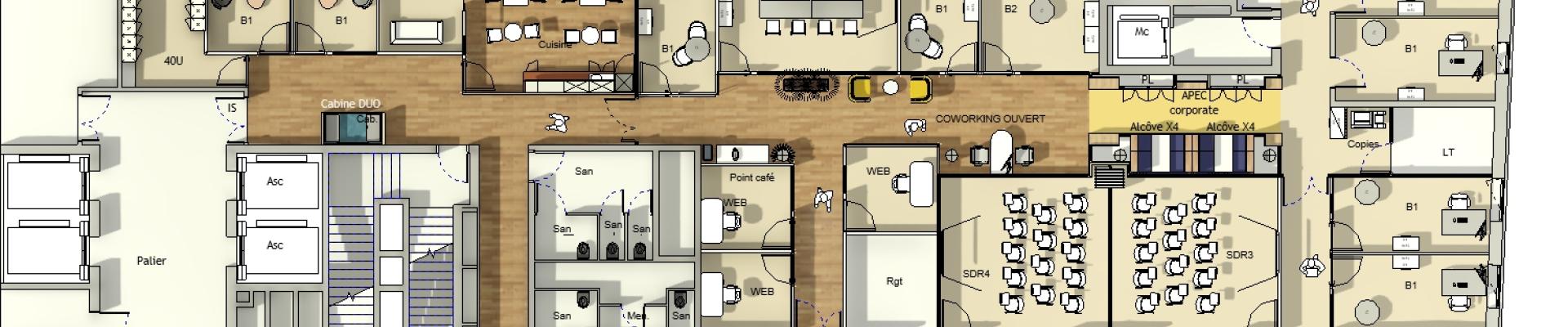 Plan de space planning