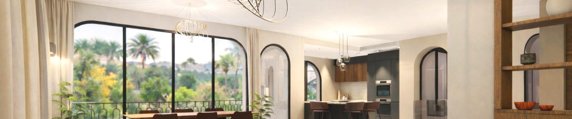 Projet intérieur - villa Côte d'Azur - rendu 3D