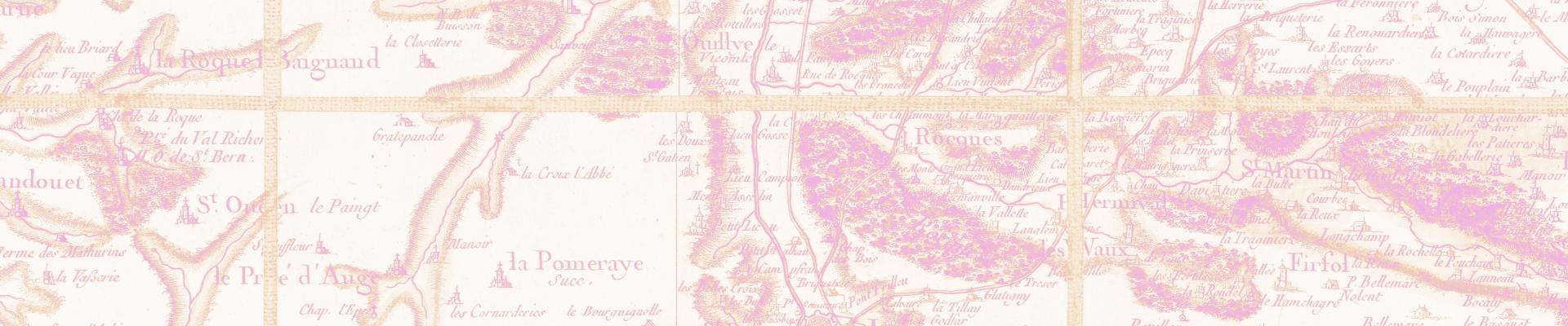 Lisieux - Carte de Cassini
