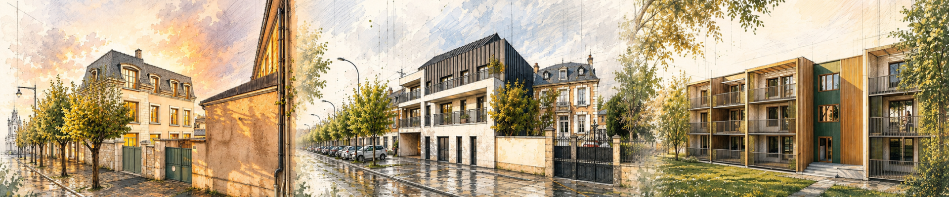Sélection de réalisations de HPA, agence d’architecture à Chantilly dans l’Oise
