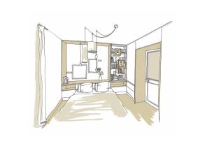 meubles sur mesure de la suite parentale
